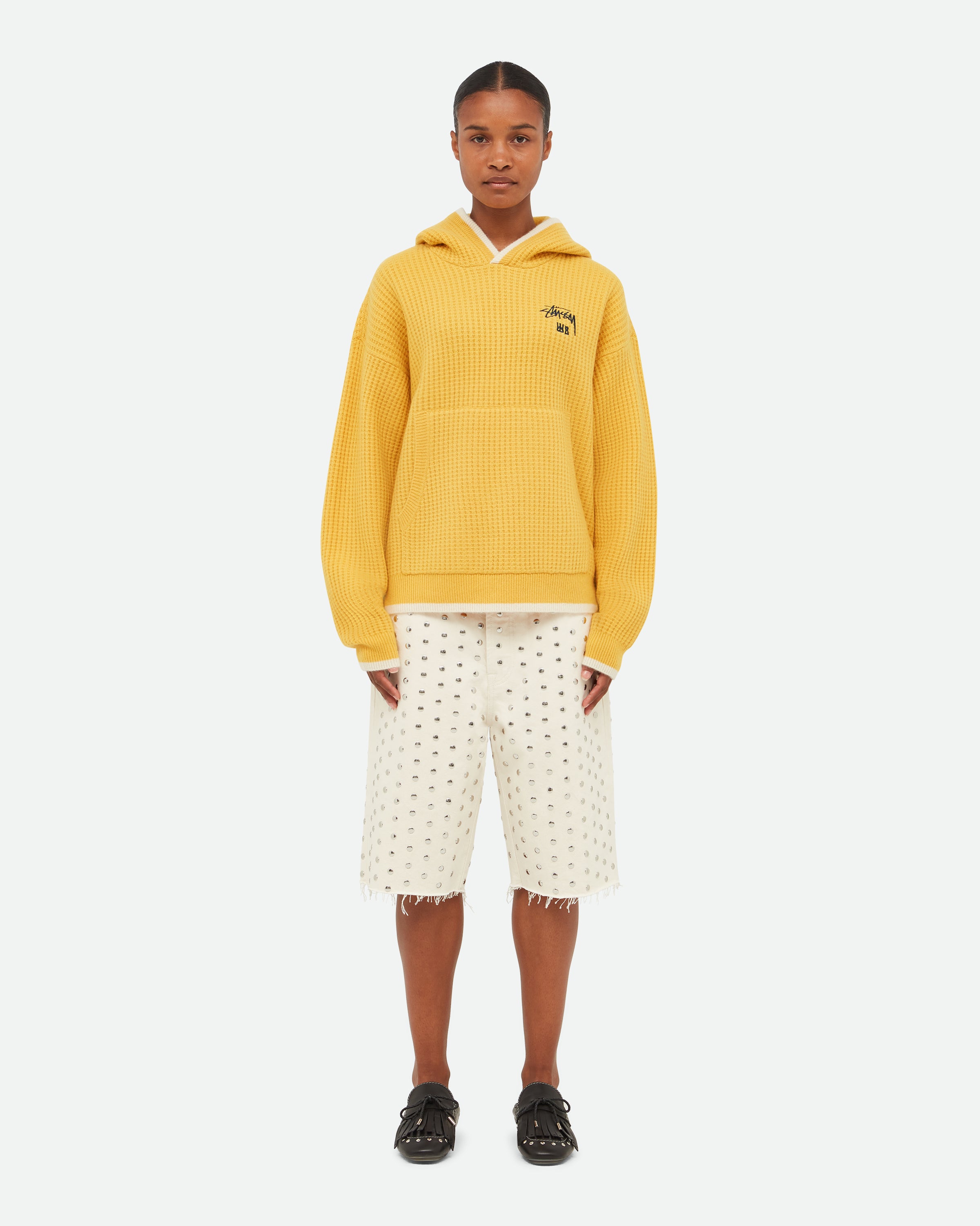 Wales Bonner x Stüssy Denim Short Shorts Wales Bonner